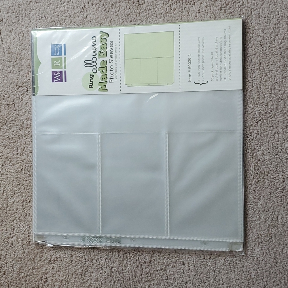 We R Memory Keepers Photo Sleeves